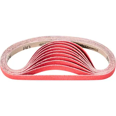 PFERD 49539 - 1/2" x 18" Coated File Belt Ceramic Oxide - 80 Grit (50pk)