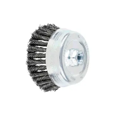 PFERD 82723 5" COMBITWIST Knot Cup Brush .023 CS Wire, 5/8-11 Thread (ext.)