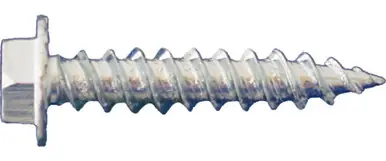 Daggerz SMZ080012 - 8 x 1/2" Unslotted Hex Washer Head w/Serrations Sheet Metal Zinc 15000ct