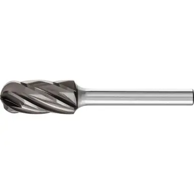 PFERD 27165 HICOAT Bur, Cylind. Rad. End, ALU/NF Cut 1/2" x 1" x 1/4" Shank