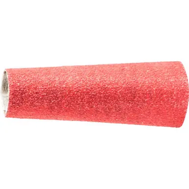 PFERD 41391 3/4" to 1/2" Tapered Spiral Band 2-1/2" Length, Ceramic Oxide CO-COOL, 120 Grit (100pk)