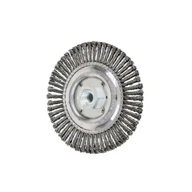 PFERD 88029 6" TWIN NUT Stringer Bead Wheel .020CS Wire 5/8-11 56 Knots (10pk)
