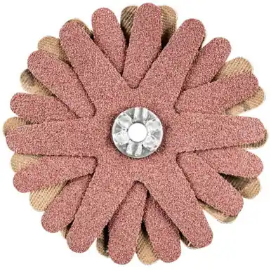 PFERD 44021 2-1/4" POLISTAR-TUBE A/0 120 Grit 4mm Bore, 6 Star Layers (10pk)