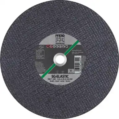 PFERD 66011 12" x 1/8" Stationary Wheel 1" AH A-SG Heavy Duty High Speed (20pk)