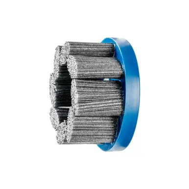 PFERD 83968 4" M-BRAD Disc Brush, Standard Density Rectangular Filament, SiC 80 Grit