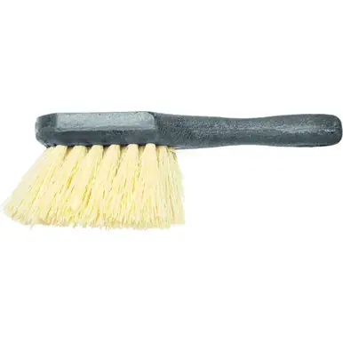 PFERD 89444 Short Handle Fender Brush Cream Colored Synthetic Fill (12pk)