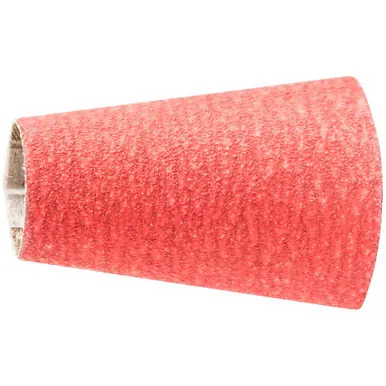 PFERD 41399 1-1/2" to 7/8" Tapered Spiral Band 2-3/8" Length, Ceramic Oxide CO-COOL, 120 Grit (100pk)