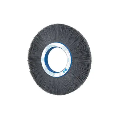 PFERD 83758 12" M-BRAD Composite Whl. Brush, 4-1/4" AH Crimped Filament, .040 SiC 120 Grit, 3" Trim