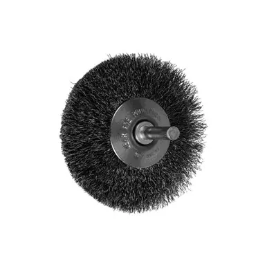 PFERD 82876 3" Mtd Flared Cup Brush .006 SS Wire, 1/4" Shank (10pk)