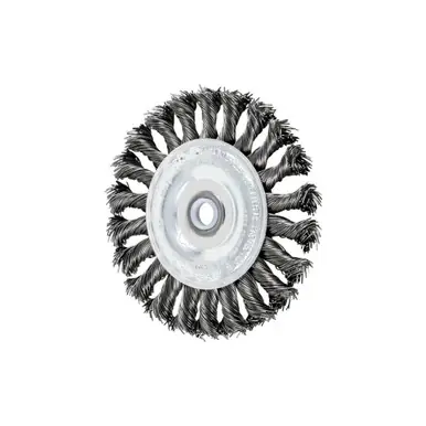 PFERD 82101 4" Full Cable Mini Knot Wheel .020 CS Wire, 1/2-3/8" A.H. (10pk)