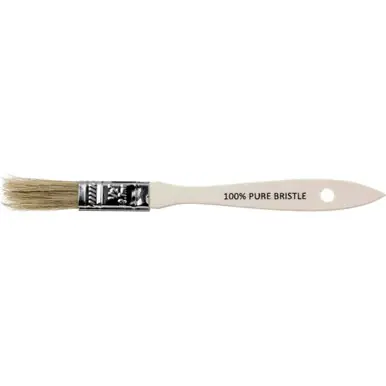 PFERD 89695 1/2" Chip Brush, White Bristle 1-1/2" Trim, Wood Handle (36pk)