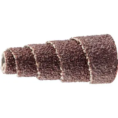 PFERD 41818 1/2" x 1" Cartridge Roll, 1/8" AH Full Taper, Aluminum Oxide 80 Grit (50pk)