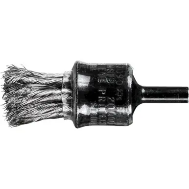 PFERD 83178 3/4" Knot Wire End Brush Coated Flared Cup .006 SS Wire 1/4" Shank (10pk)