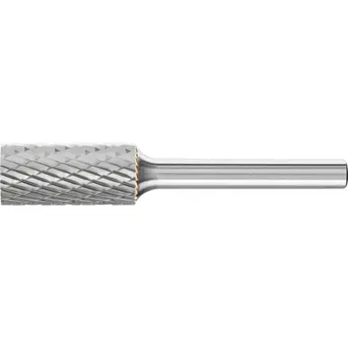 PFERD 24092 Carbide Bur, Cylind. Plain End, DBL Cut 7/16" x 1" x 1/4" Shank