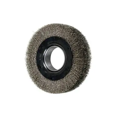 PFERD 81280 6" Crimped Wire Wheel - Wide Face .014 SS Wire, 2" A.H.