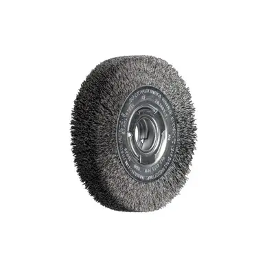 PFERD 81235 6" Crimped Wire Wheel - Wide Face .012 CS Wire, 2" A.H.