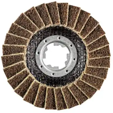 PFERD 43303 4-1/2" POLIVLIES AO Non-Woven Flap Disc - 7/8" X-LOCK - Coarse Grade (5pk)