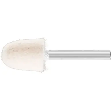 PFERD 48601 Felt Point Radius Cone - 3/4" x 1" 1/4" Shank, Medium Grade (10pk)