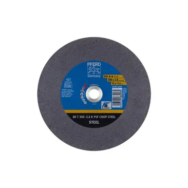 PFERD 64491 12" x 3/32" Chop Saw Wheel, 1" AH A 36 K PSF-CHOP (20pk)