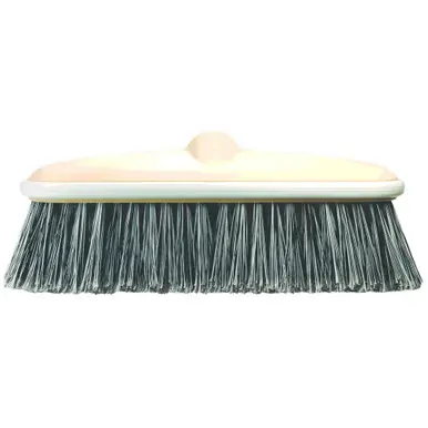 PFERD 89456 10" Truck Wash Brush, Black & White Soft Flagged Synthetic Fill (6pk)