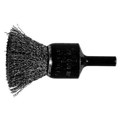 PFERD 82988 3/4" Crimped Wire End Brush .010 SS Wire, 1/4" Shank (10pk)