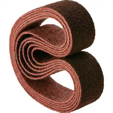 PFERD 43643 - 1/2" x 12" POLIVLIES Surface Cond. Belt Aluminum Oxide - Coarse Grade (10pk)