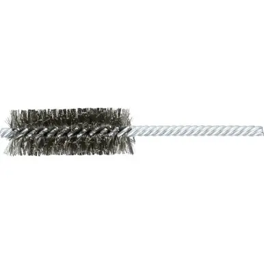 PFERD 83449 1" Power Tube Brush .006 SS Wire, 1/4" Stem, DS/DS (10pk)