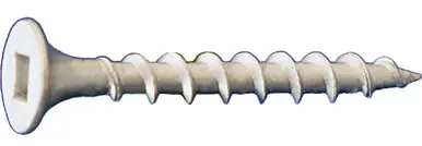 Daggerz DKSQD08300 - 8 x 3" Square Bugle Head Coarse Thread Deck Screws Dacromet 2000ct