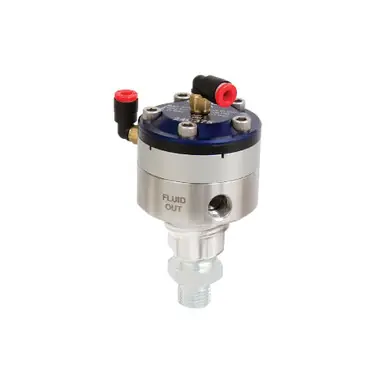 GRACO 24E472 - 1 3 Precision Flow Fluid Pressure Regulator, 30 PSI max pressure, black ratio spacer,