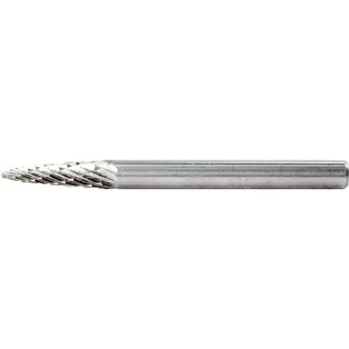 PFERD 23312 Carbide Bur - Tree Shape, DBL Cut 1/8" x 1/2" x 1/8" Shank - SF-42