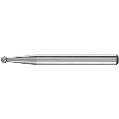 PFERD 27519 Carbide Bur, Ball Shape, MICRO Cut 3/32" x 1/8" x 1/8" Shank, SD-41