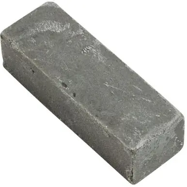 PFERD 48766 Small Polishing Paste Bar, Grey Pre-polish for Aluminum & Brass