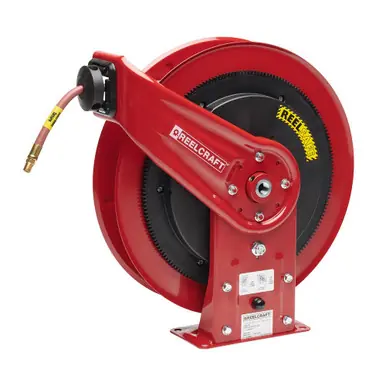 Reelcraft RS7650-OLP - 3/8" x 50 ft. REELSAFE Controlled Return Air Hose Reel