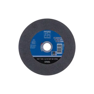 PFERD 66019 20" x 1/4" Stationary Wheel 1" AH A-SG Heavy Duty High Speed (5pk)