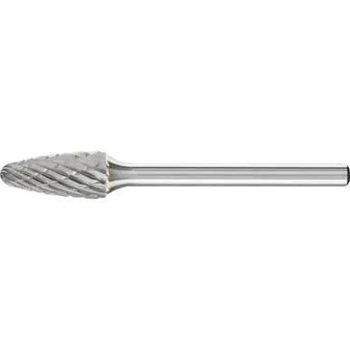 PFERD 23322 Carbide Bur - Tree Shape, DBL Cut 1/4" x 1/2" x 1/8" Shank - SF-51
