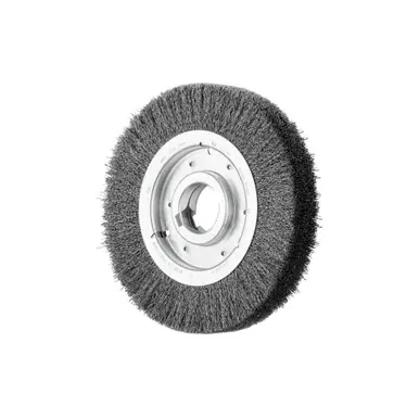 PFERD 81253 10" Crimped Wire Wheel - Wide Face .012 CS Wire, 2" Keyed A.H.
