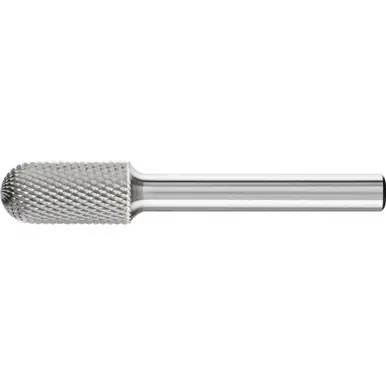 PFERD 27542 Carbide Bur, Cylind. Radius End, MICRO Cut 3/8" x 3/4" x 1/4" Shank