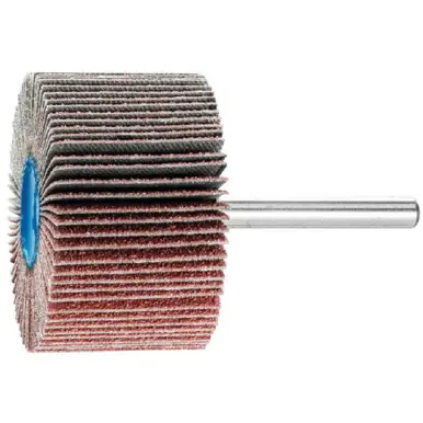 PFERD 45238 2" x 1" Mounted Flap Wheel 1/4" Shank - Aluminum Oxide - 60 Grit (10pk)