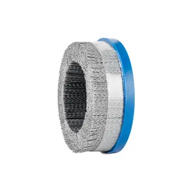 PFERD 84140 6" M-BRAD Composite Disc Brush, 7/8" AH Crimped Filament, .040 SiC 80 Grit
