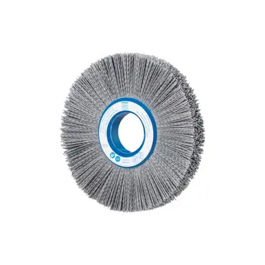 PFERD 83732 8" M-BRAD Composite Whl. Brush, 2" AH Crimped Filament, .040 SiC 80 Grit, 2-1/4" Trim