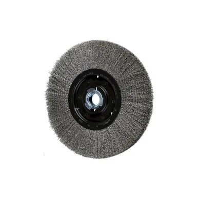PFERD 81184 12" Crimped Wire Wheel - Medium Face .014 SS Wire, 2" Keyed A.H.