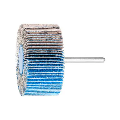 PFERD 45477 2-1/2" x 1" Mounted Flap Wheel 1/4" Shank AlumOxide 60G INOX (10pk)