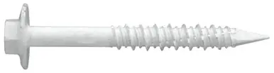 Daggerz QCCT1460WHT - 1/4 x 6" Quick-Con Hex Flange Concrete Screws White Dagger-Guard 250ct