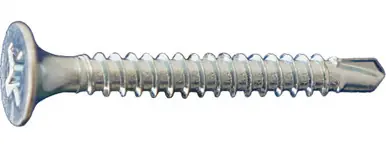 Daggerz DWSDZ08200 - 8 x 2" Phillips Bugle Head Self-Drill Screws Zinc 3000ct