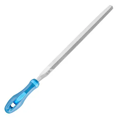PFERD 11103P 10" Three Square File - DIY Package Bastard Cut with Handle