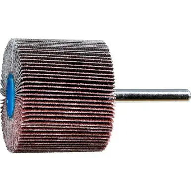 PFERD 45191 2" x 1-1/2" Mounted Flap Wheel 1/4" Shank - A/O - 80 Grit (10pk)