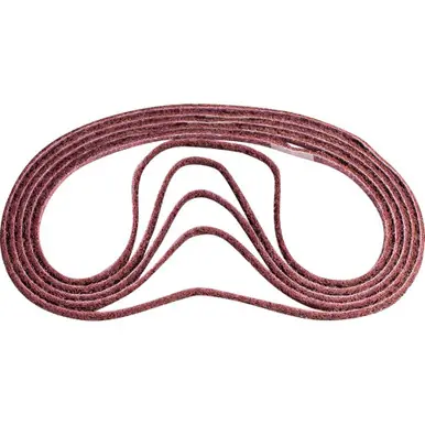 PFERD 43554 - 1/4" x 24" POLIVLIES Surface Cond. Belt Aluminum Oxide - Medium Grade (10pk)