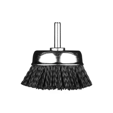 PFERD 763834 3" Nylon Abrasive Mtd. Cup Brush 1/4" Stem .040 SiC 120G (5pk)