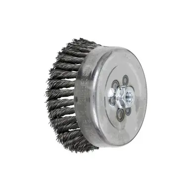 PFERD 82531 6" Knot Wire Cup Brush .023 CS Wire, 5/8-11 Thread (ext.)
