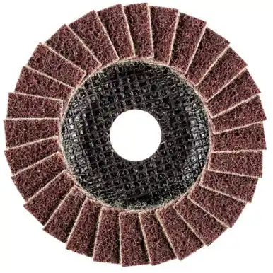 PFERD 43274 4-1/2" POLIVLIES Non-Woven Flap Disc 7/8" Arbor Hole - Medium Grade (5pk)